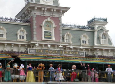 Show de boas vindas no Magic Kingdom!!!