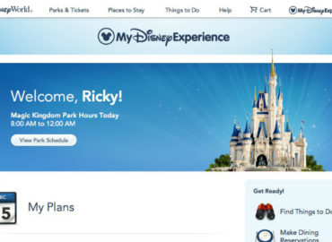 Agendando Fastpass através do aplicativo My Disney Experience