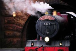 Andando no Expresso Hogwarts!!
