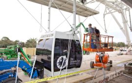 Instalação da última cápsula da Orlando Eye!!