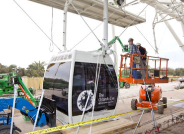 Instalação da última cápsula da Orlando Eye!!