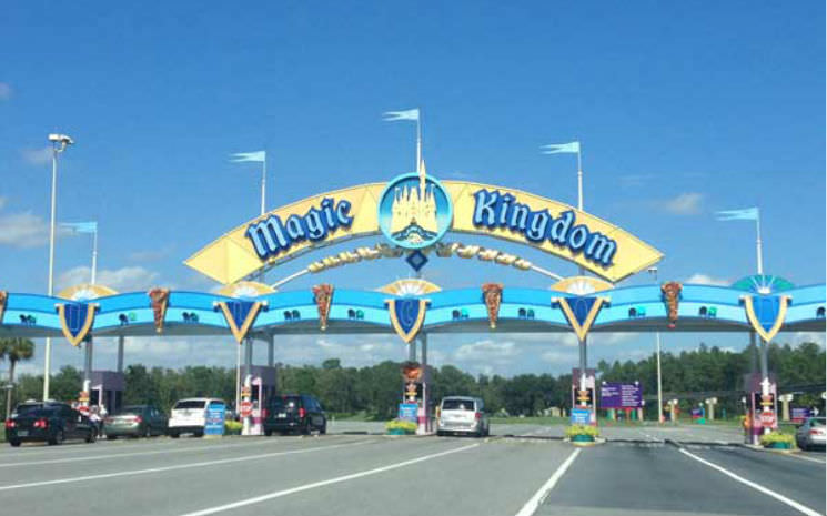 Estacionamento do Magic Kingdom, todos os detalhes de como chegar no parque!