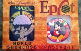 Carimbando o passaporte no Epcot!