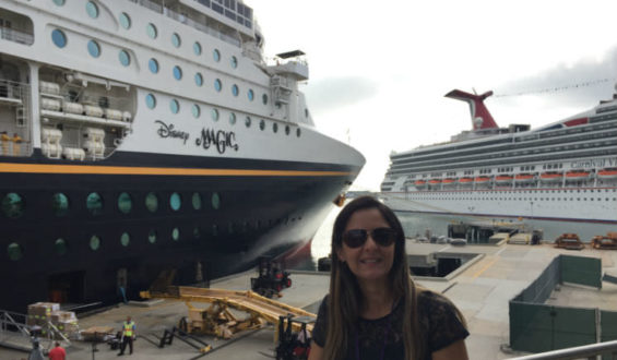 Passamos o dia no navio da Disney!!
