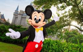 Onde encontrar o Mickey Mouse em cada parque da Disney em Orlando.