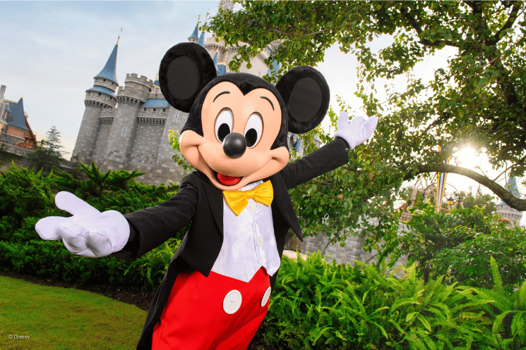 Onde encontrar o Mickey Mouse em cada parque da Disney em Orlando.